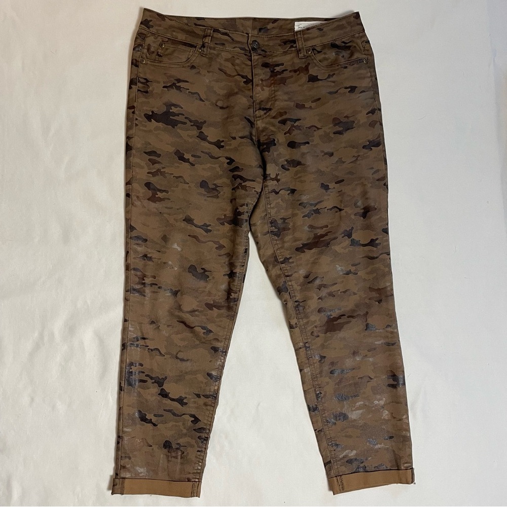 Two By Vince Camuto Camo Brown Crop Pants Size 30
